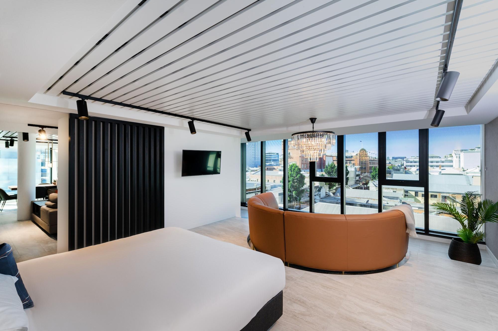الشقق الفندقية بريزبينفي  Fv By Peppers المظهر الخارجي الصورة The Sky Lounge at the 10th floor of the building