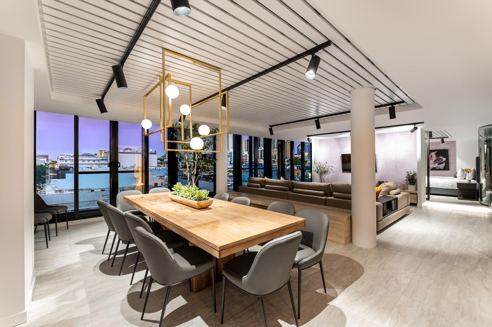 الشقق الفندقية بريزبينفي  Fv By Peppers المظهر الخارجي الصورة The interior of a typical apartment
