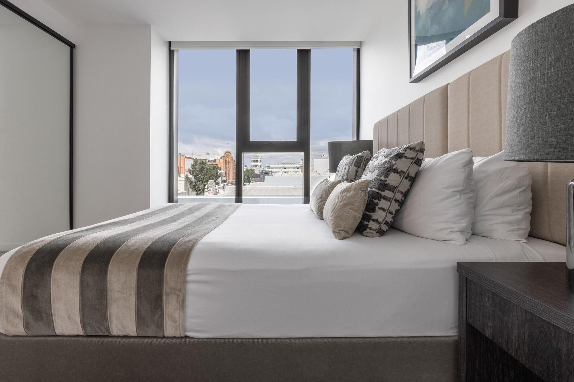 الشقق الفندقية بريزبينفي  Fv By Peppers المظهر الخارجي الصورة A bedroom at the hotel